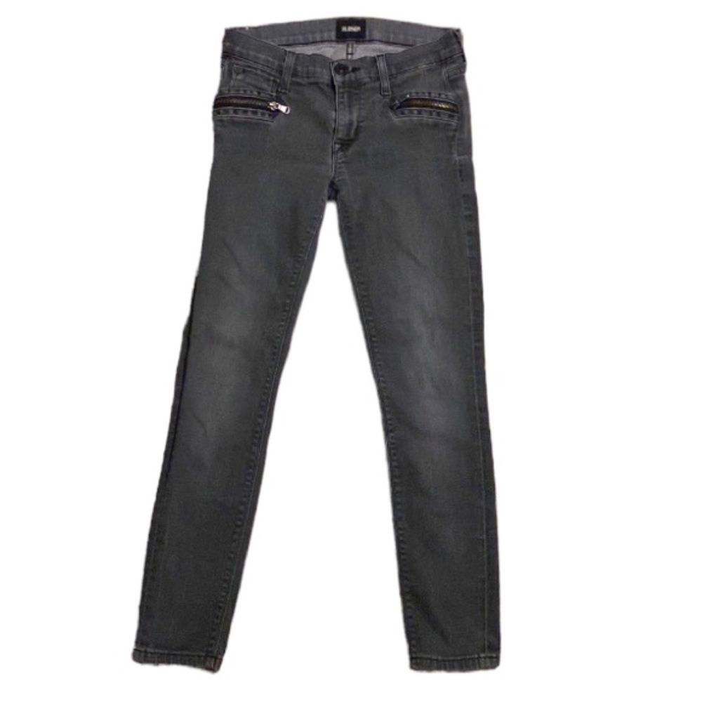 HUDSON | Gray Skinny Denim